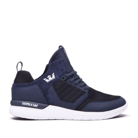 Supra METHOD Høye Sneakers Dame Marineblå/Svart/Hvite | NO-79711